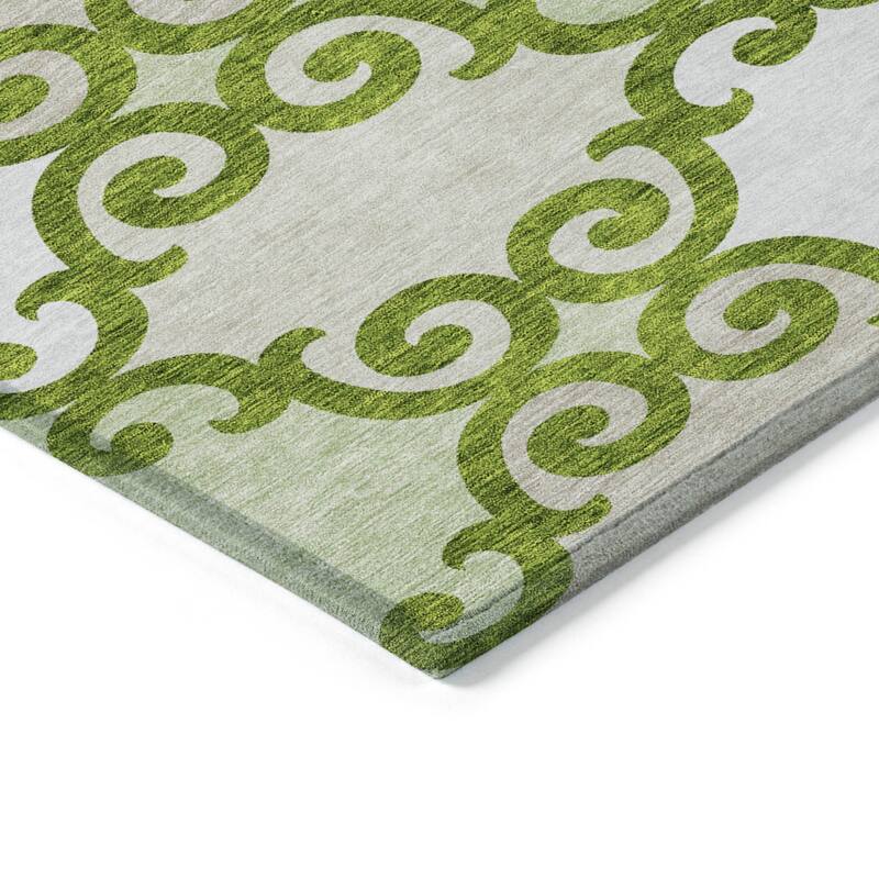 HomeRoots Trellis Transitional Rectangle Outdoor Rug