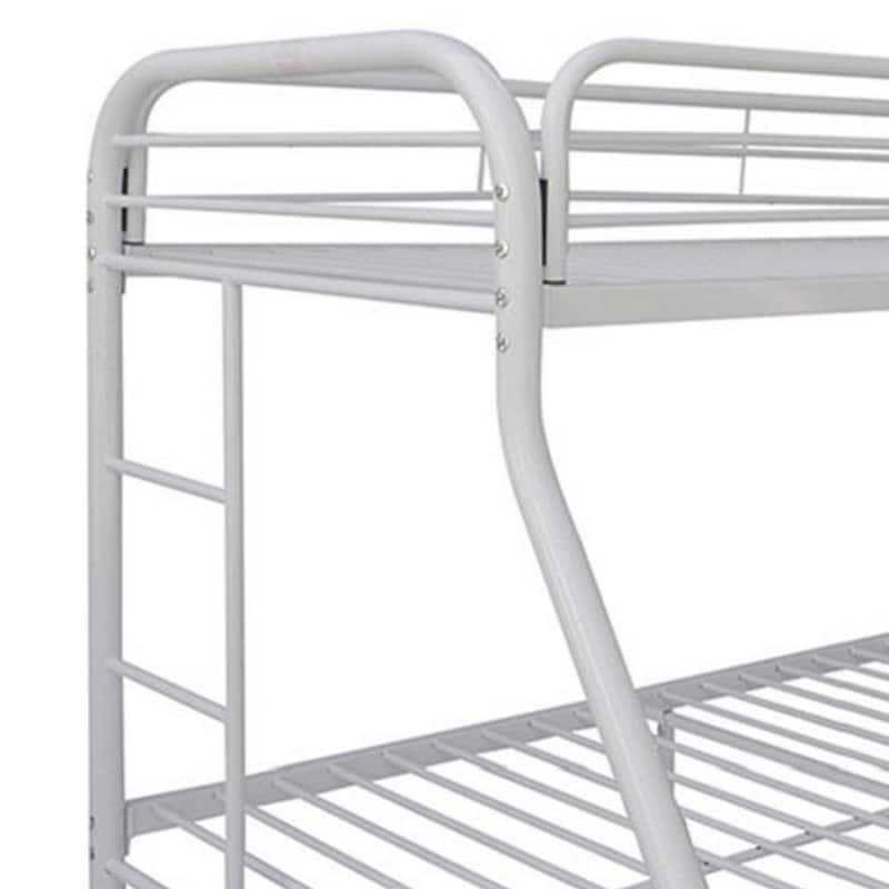 Tritan Twin/Full Bunk Bed, White