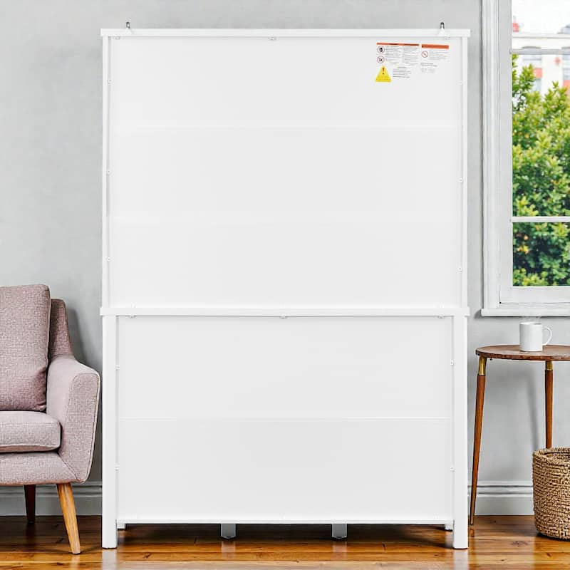 74.8 Inch Farmhouse Kitchen Pantry Cabinet, 53x20 Large Freestanding Storage with Drawers, Door Shelves and Pull-Out Trays