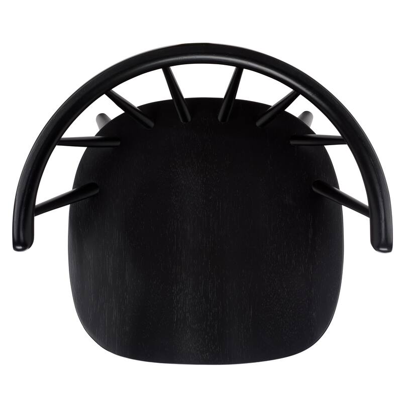 SAFAVIEH Zana Spindleback Windsor Dining Room Chair (Set of 2) - 21.3" W x 19.3" L x 29.9" H - 21"W x 19"D x 30"H