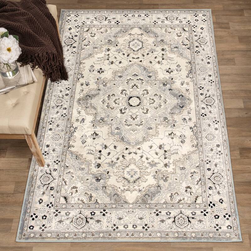 Copper Grove Levski Area Rug - 8' x 10' - Slate