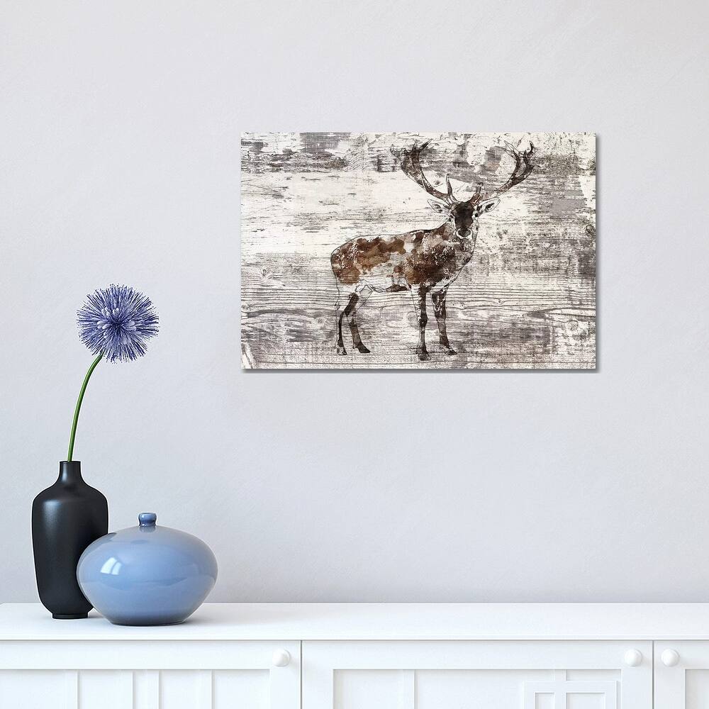 iCanvas "Rustic Deer II" by Irena Orlov Canvas Print