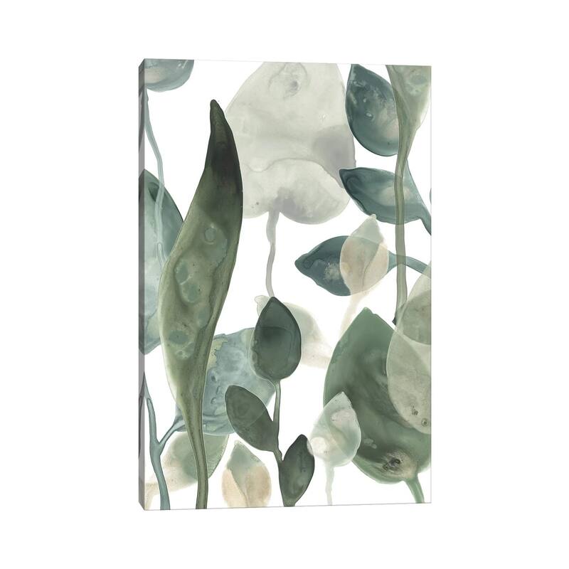 iCanvas "Water Leaves III" by June Erica Vess Canvas Print