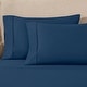 preview thumbnail 5 of 50, Superior 1200 Thread Count Egyptian Cotton Solid Pillowcase - (Set of 2) King - Navy Blue