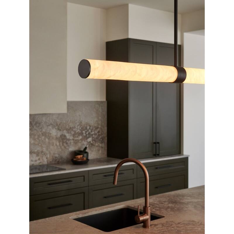 Beacon Lighting Luella LED Pendant with Spanish Alabaster Shade