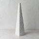 preview thumbnail 1 of 7, Ixie Carved Stone Pyramid Sculpture Ivory