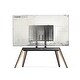 preview thumbnail 4 of 25, FITUEYES Modern TV Stand Height Adjustable Floor TV Stand Mount for TVs Up to 88 Inch Oak