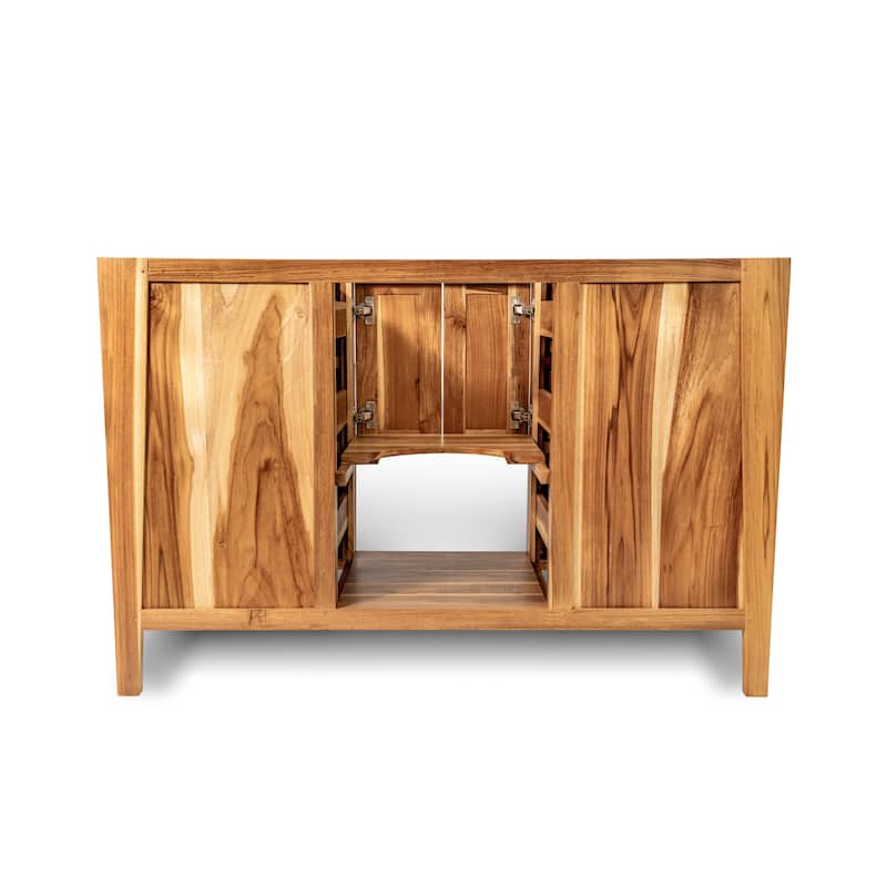 EcoDecors ST-BT-48-1 Significado, Bathroom Vanity, Bathroom Vanities, Bathroom Vanity Cabinet, Vanity Bathroom, Bath Vanity - Brown - Natural Finish - Single Vanities