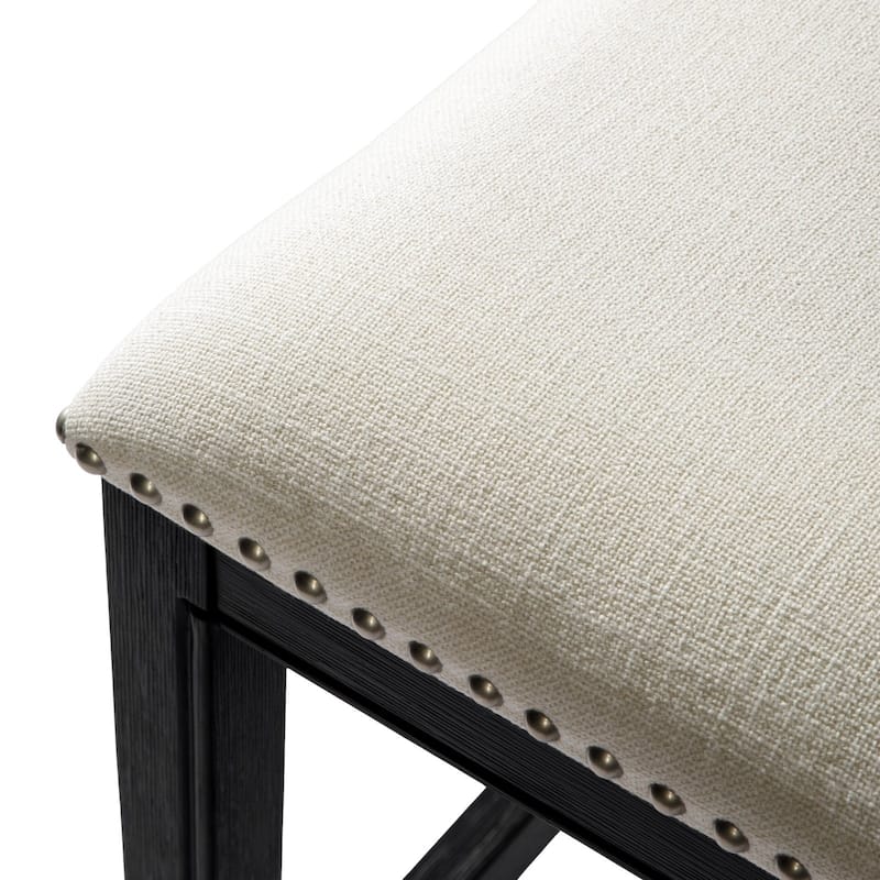 Maven Lane 26" Adrien Saddle Kitchen Counter Height Stool