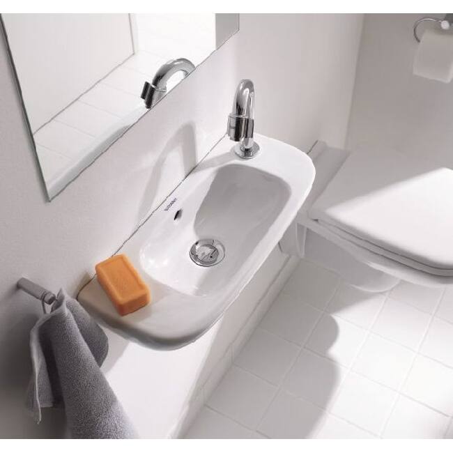 Duravit D-Code 19-5/8" Specialty Ceramic Wall Mounted Bathroom Sink