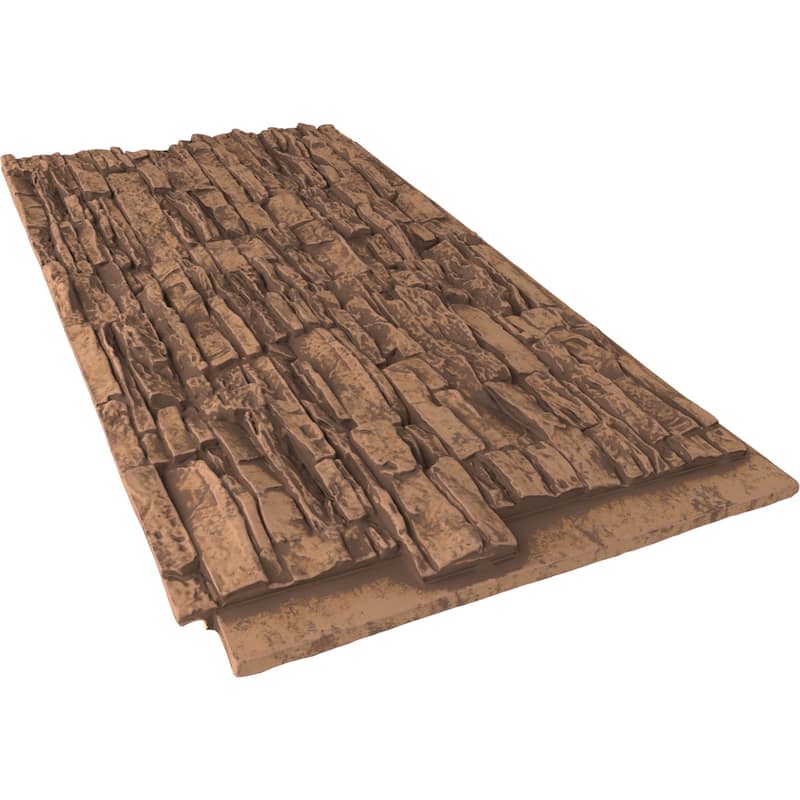 Canyon Ridge Stacked Stone, EverStone Faux Stone Siding Panel