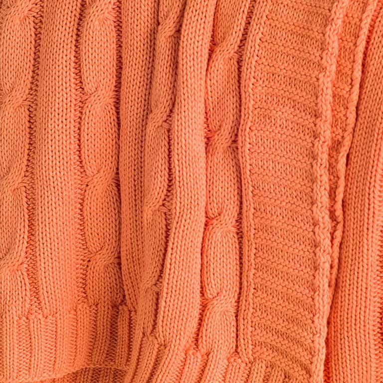 Rizzy Home Cable Knit Sweater Throw