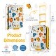 preview thumbnail 13 of 18, Costway 20" Kids Rolling Luggage Foldable Hardshell Carry-on Suitcase - See Details