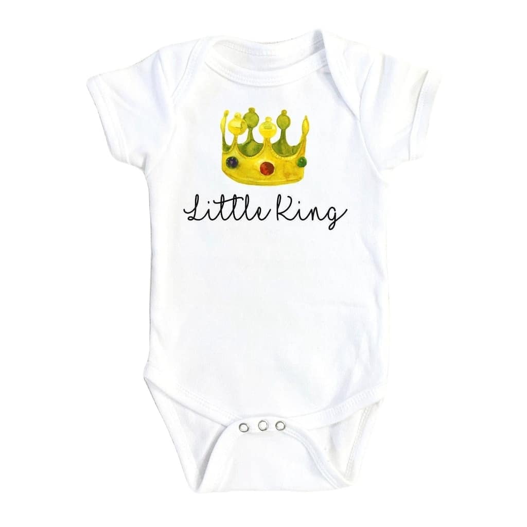 Little King - Baby Boy Girl Clothes Infant Bodysuit Funny Cute Newborn
