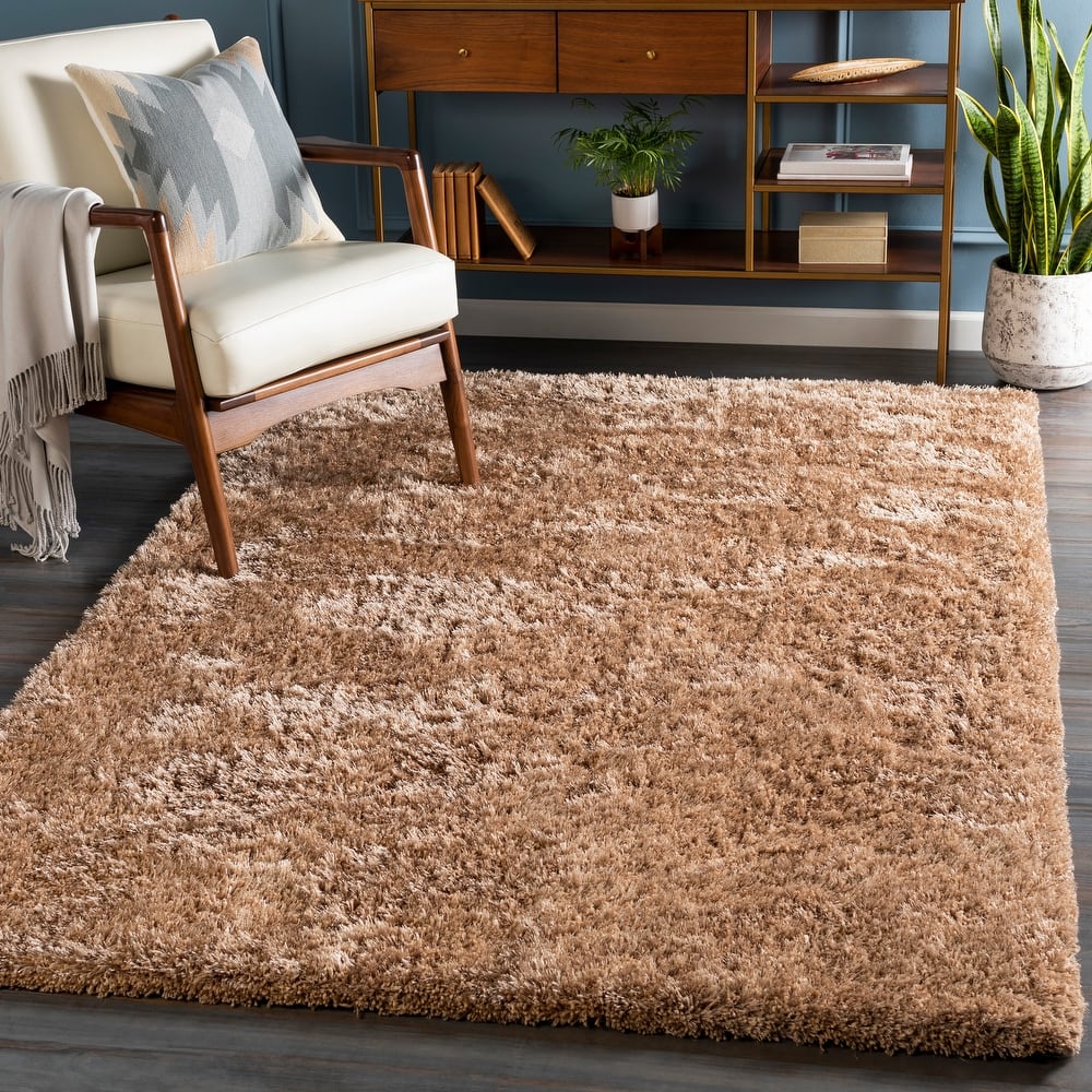 Surya Taro Hand-woven Super Soft Shag Area Rug
