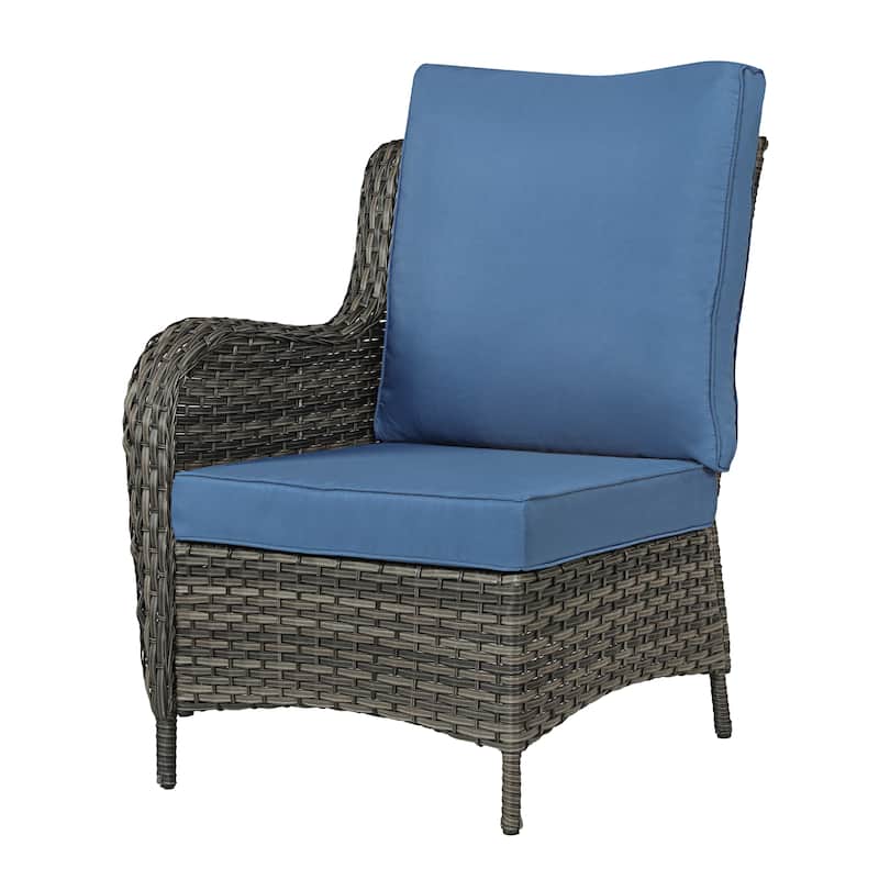 5 Pieces Outdoor Rattan Patio Furniture Set