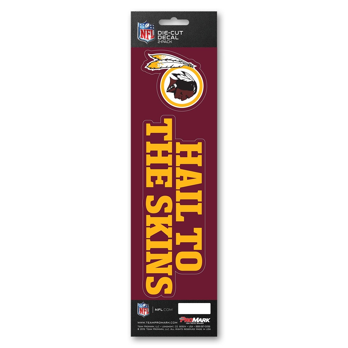 Shop Washington Redskins Decal Die Cut Slogan Pack Overstock 27572217