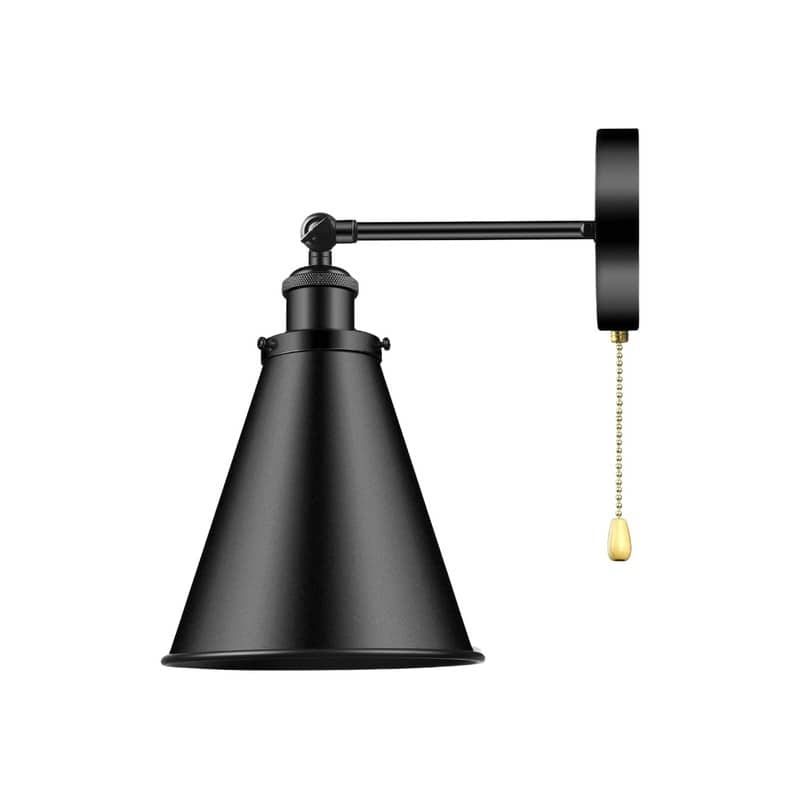 Farmhouse wall sconce black wall lighting metal lights bedroom wall