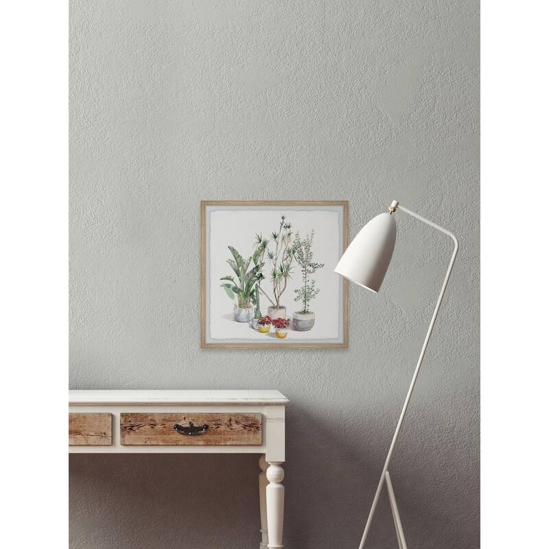 Tropical Flair Framed Wall Art, Elegant Home Touch - Sophisticated Artwork for Refined Décor