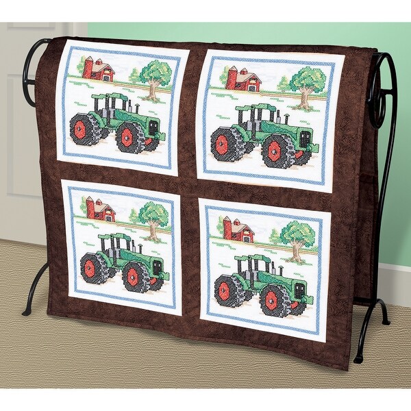 Shop Stamped Cross Stitch Quilt Blocks 15"X15" 6/Pkg ...