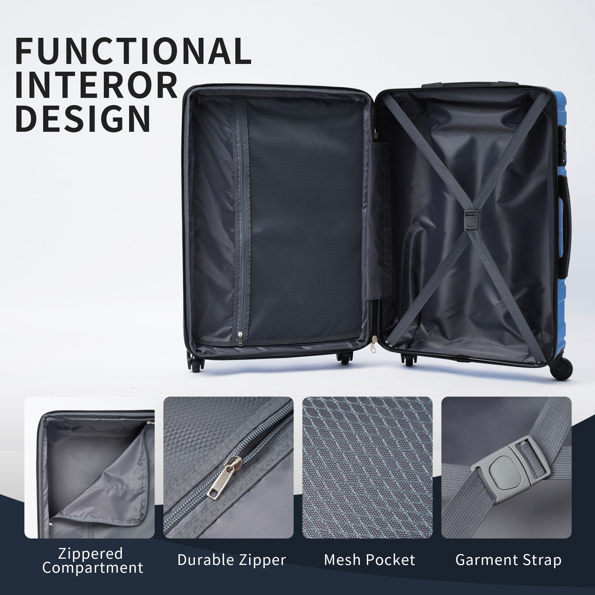 Smart luggage strap clearance