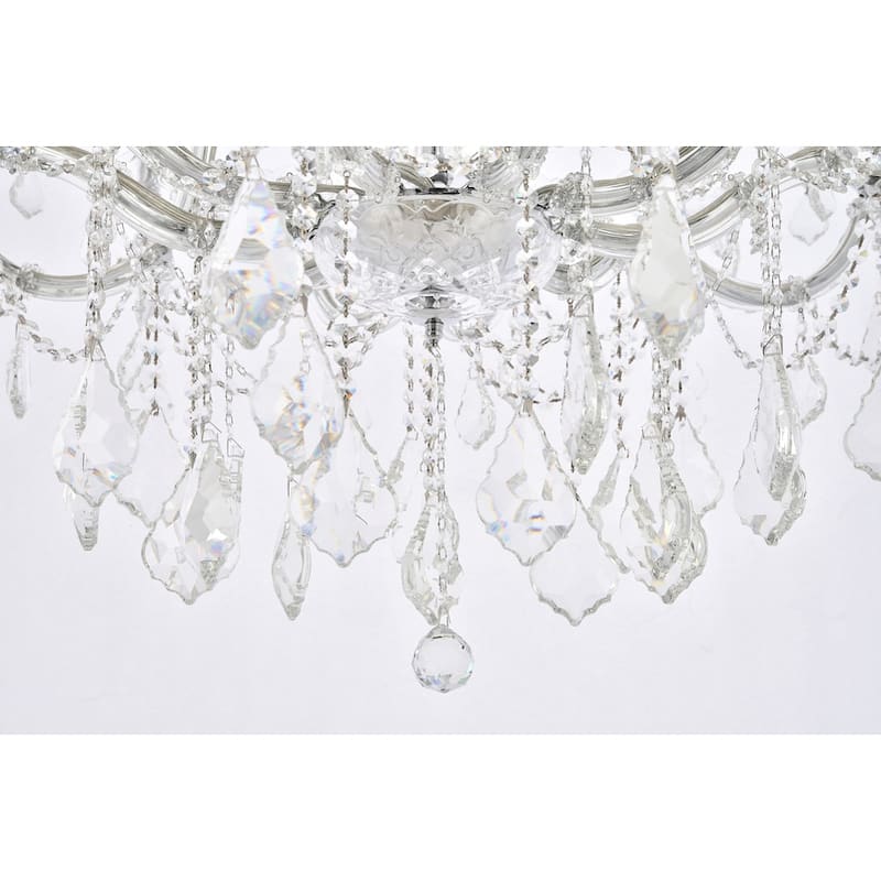 Fleur Illumination Collection Chandelier D:46in H:64in Lt:36 Chrome Finish