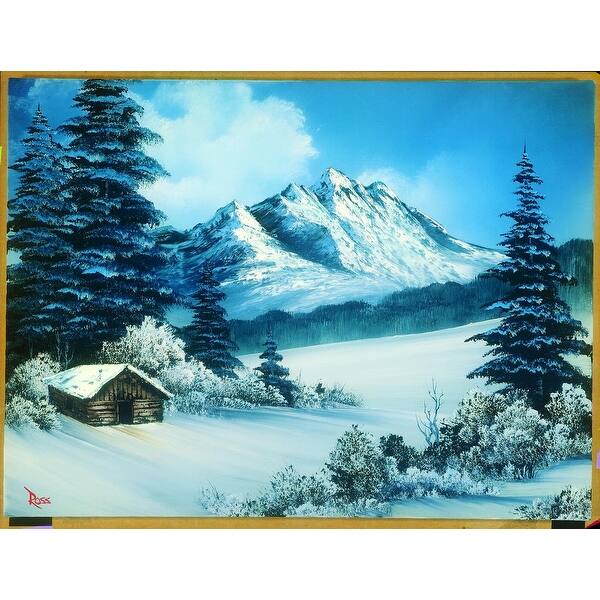 slide 2 of 4, Bob Ross A Perfect Winter Day Nature Puzzle