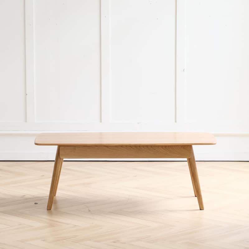 Solid wood coffee table