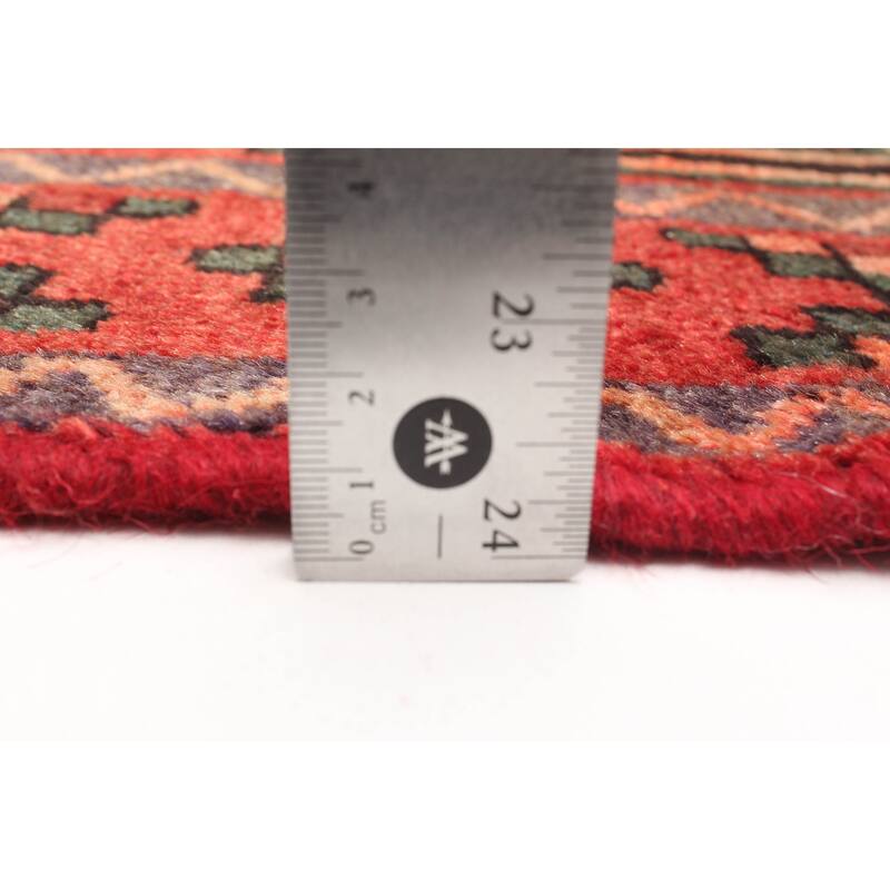 ECARPETGALLERY Hand-knotted Konya Anatolian Red Wool Rug - 4'0 x 6'10