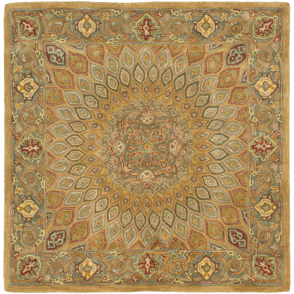 SAFAVIEH Handmade Heritage Wayfarer Traditional Oriental Wool Rug