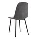 preview thumbnail 46 of 57, Modern Dining Room Kitchen Dining Chair with Black Metal Legs