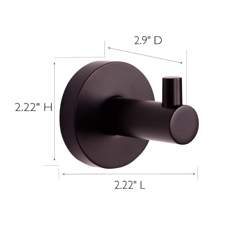 Design House 582734 Kelton Single Robe Hook