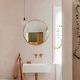 preview thumbnail 11 of 26, Contemporary Round Wall-Mounted Wall Mirror