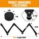 preview thumbnail 3 of 14, Zealfeel 5-Section Hockey Stickhandling Trainer: Adjustable Foldable Aid for Puck Control and Speed