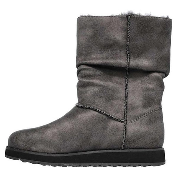 skechers grey boots