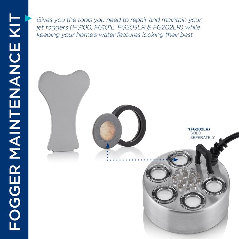 Alpine Corporation 20mm Fogger/Mist Maker Disk Maintenance Kit for FG202LR/FG203LR Foggers