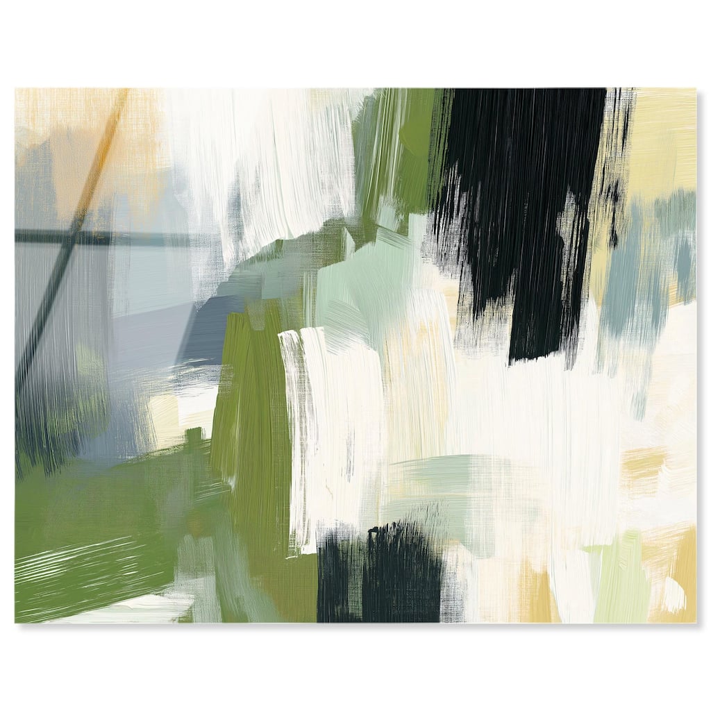 Moss Layers I Acrylic by Art Remedy, Ready to Hang