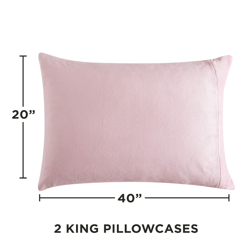 Juicy Couture Plush Sheet and Pillow Cases Set