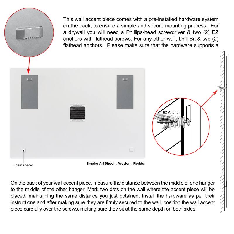 "Blanco Mare Horse" Frameless Free Floating Tempered Glass Panel Graphic Wall Art