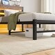 preview thumbnail 12 of 83, LED Platform Bed with Headboard&USB Charging Station