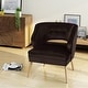 preview thumbnail 3 of 18, Mariposa Mid-century Velvet Accent Chair by Christopher Knight Home