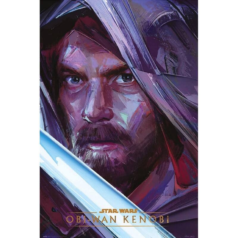 Star Wars Obi-Wan Kenobi New Series Advertisment Art Poster - 24 x 36 Inch