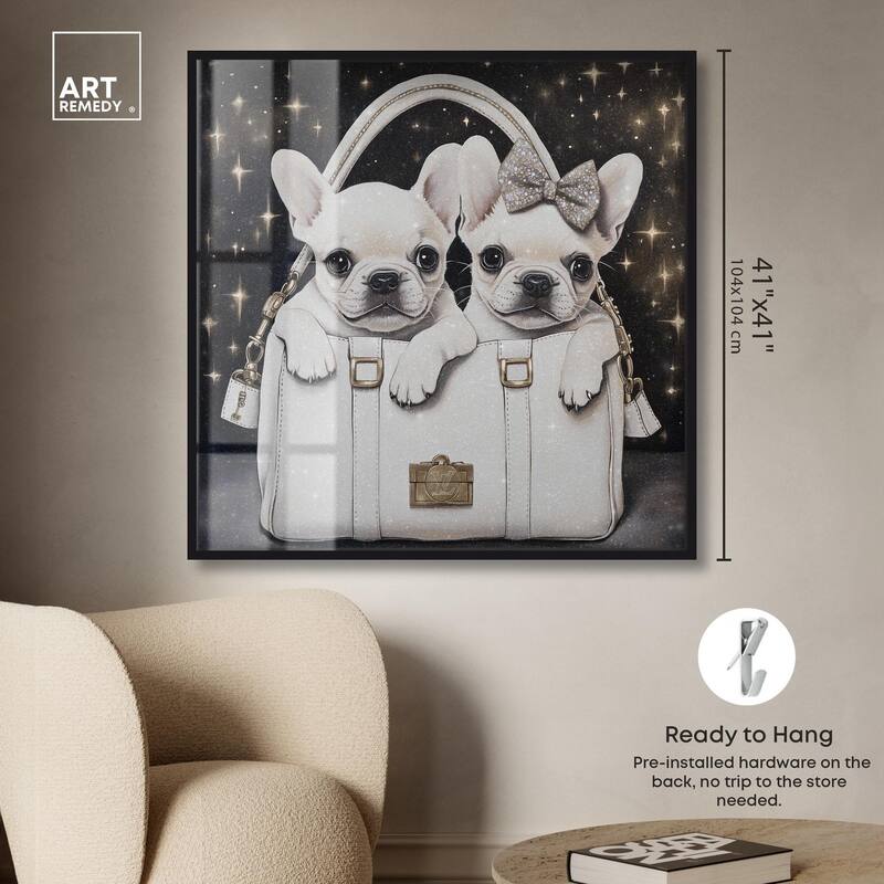 Constellation Frenchie Purse Shadowbox by Art Remedy