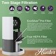 preview thumbnail 10 of 17, Hunter HP400 Round Air Purifiers for Home, True HEPA Air Purifier Tower for Pets, Odors, Allergens, Smoke, Dust, VOC's.