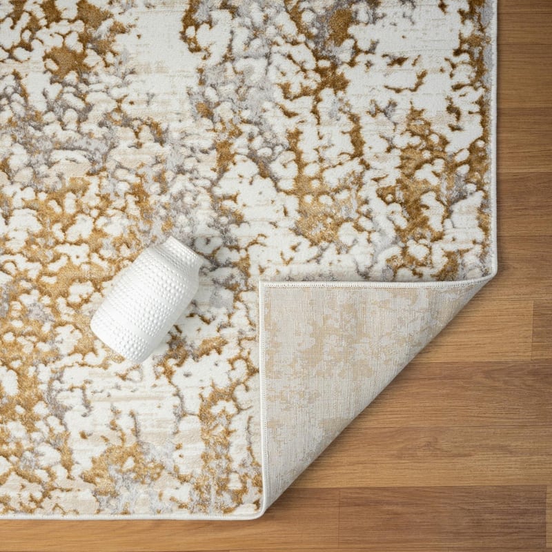 Luxe Weavers Modern Abstract Textured Area Rug, Living Room Carpet
