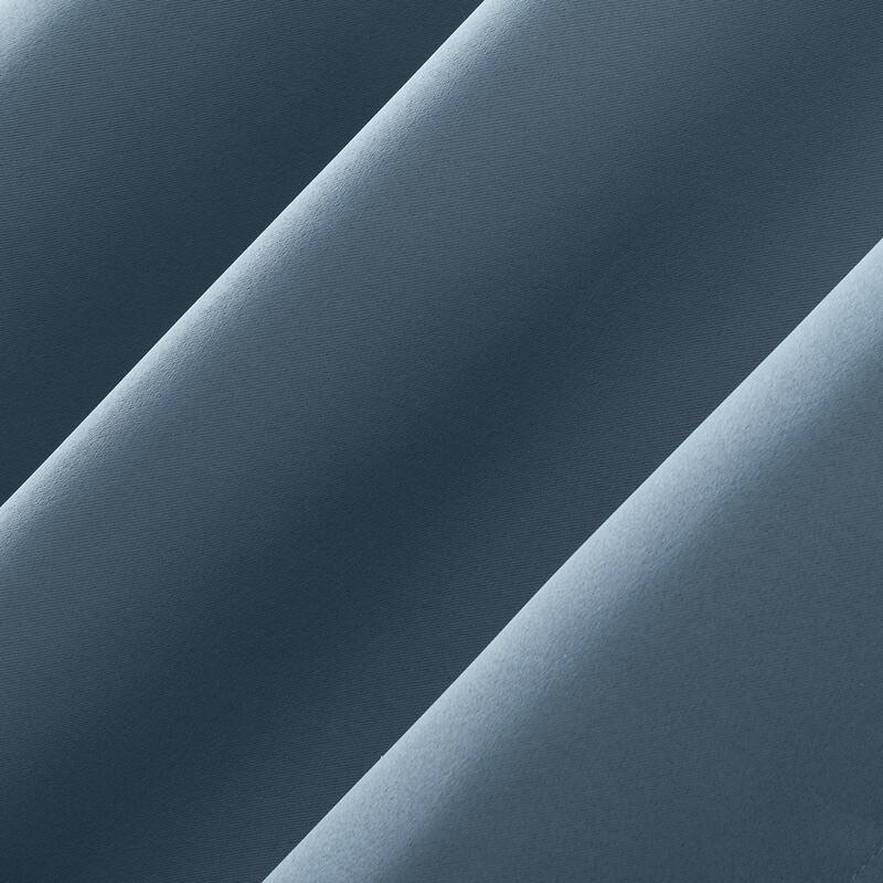 Sun Zero Saxon Energy Saving Blackout Grommet Curtain Panel, Single Panel