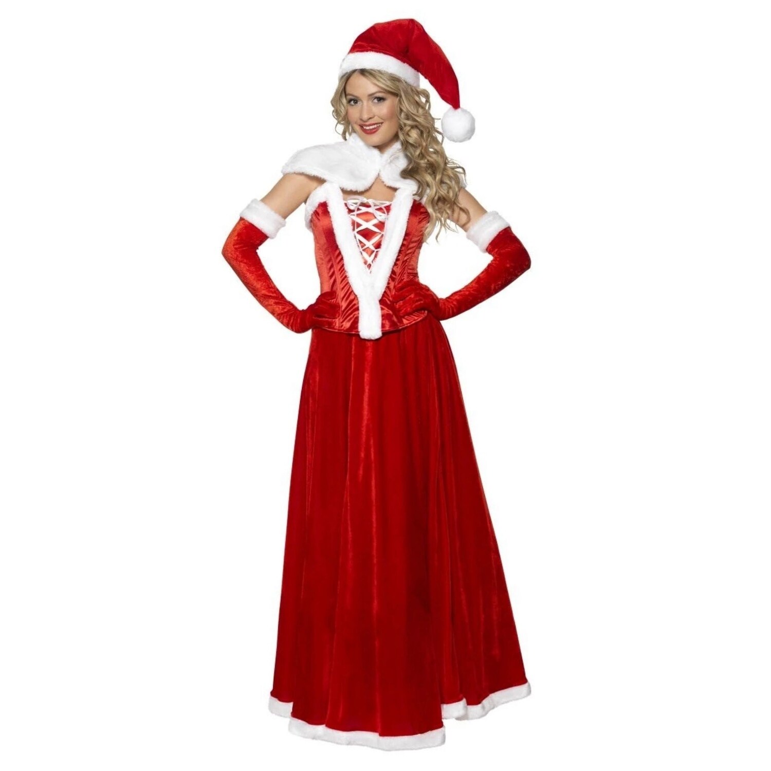 luxury velvet santa dress