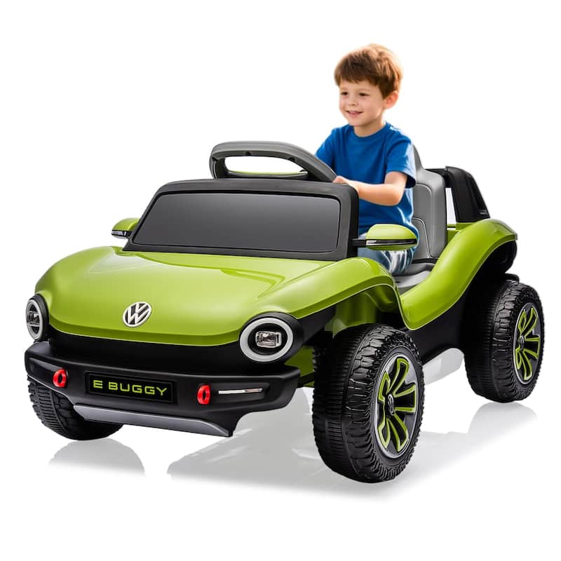 Ride On Car, Licensed Volkswagen Beetle Electric Toy Car for Kids,Toddler Electric Vehicle with Parental Remote - Green