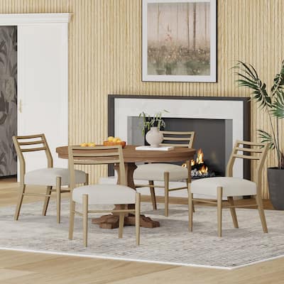 Felly Upholstered Expandable 5 Piece Dining Set by Christopher Knight Home