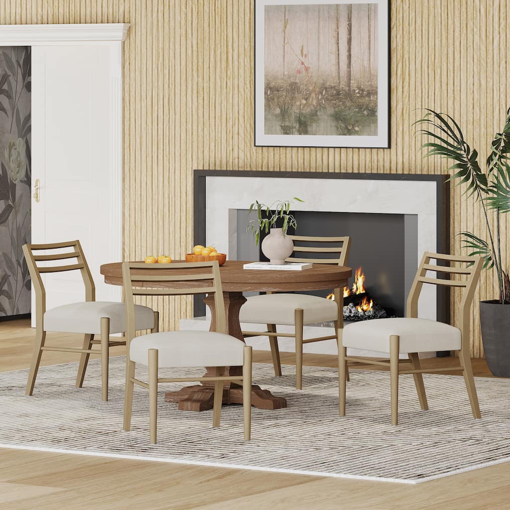 Felly Upholstered Expandable 5 Piece Dining Set by Christopher Knight Home